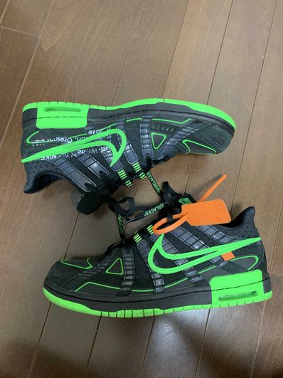 Off-White × Nike Air Rubber Dunk "Black/Green Strike"