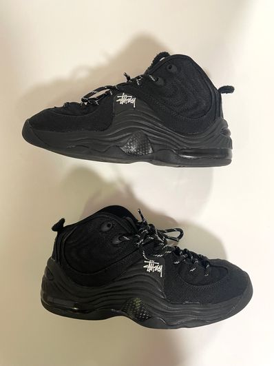 Stussy × Nike Air Penny 2 "Black"