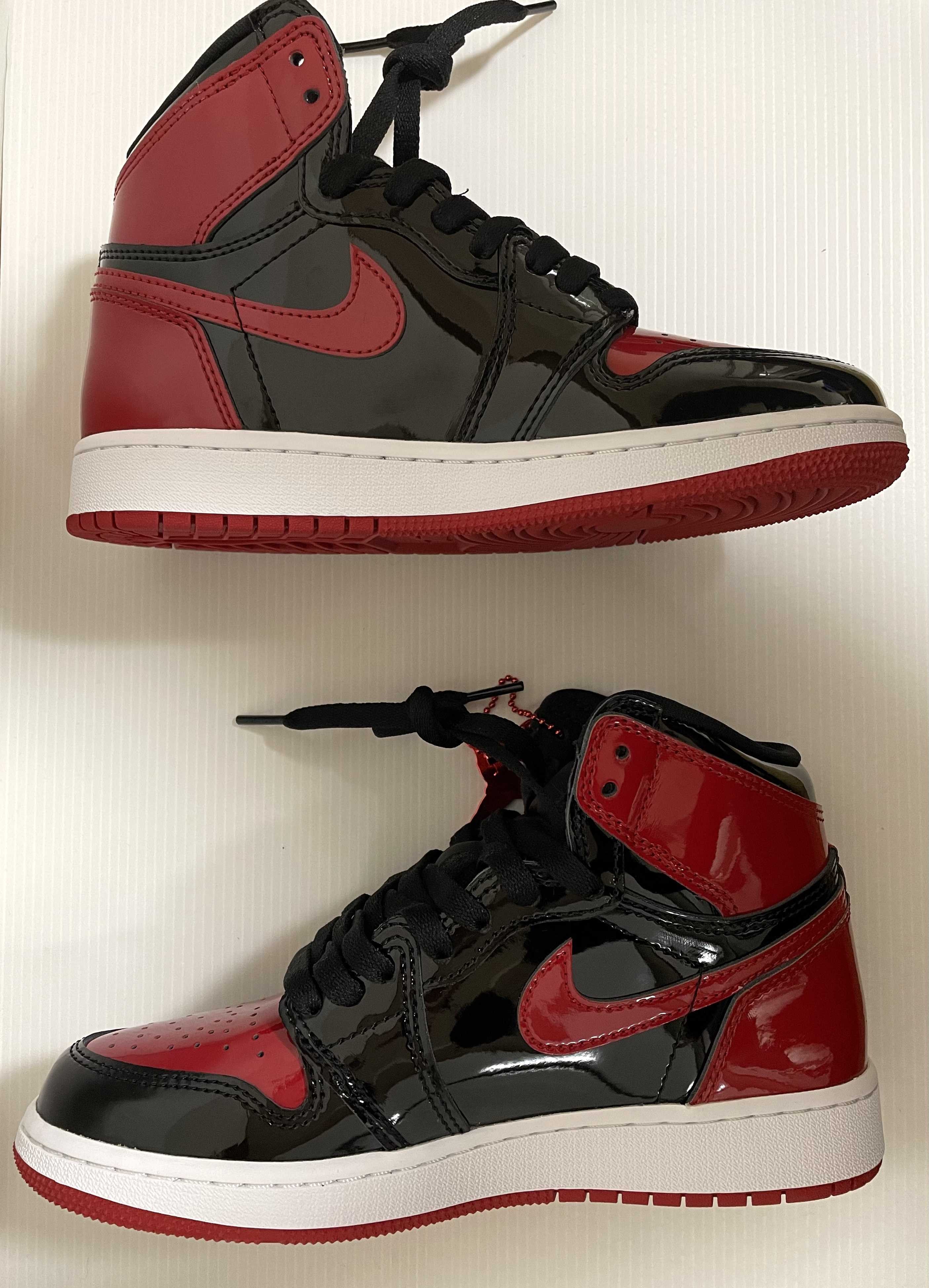 Nike GS Air Jordan 1 High OG "Patent Bred"