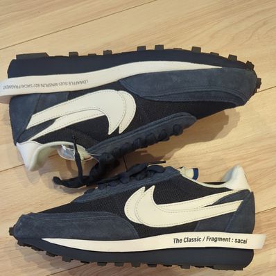 Fragment × sacai × Nike LD Waffle "Blackended Blue"