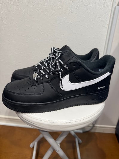 Supreme × Nike Air Force 1 Low "Black/White"