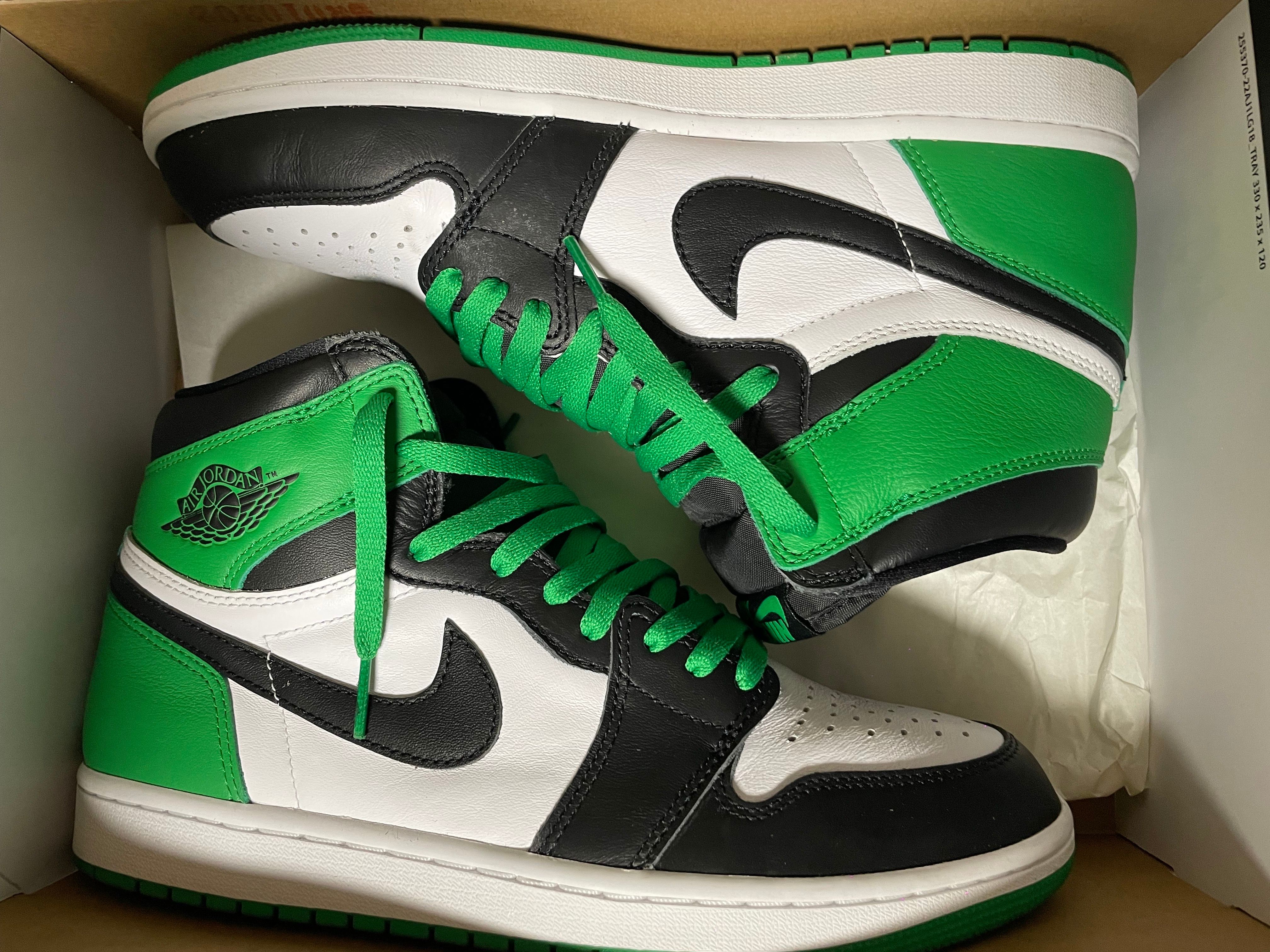 Nike Air Jordan 1 Retro High OG "Celtics/Black and Lucky Green" (2023)