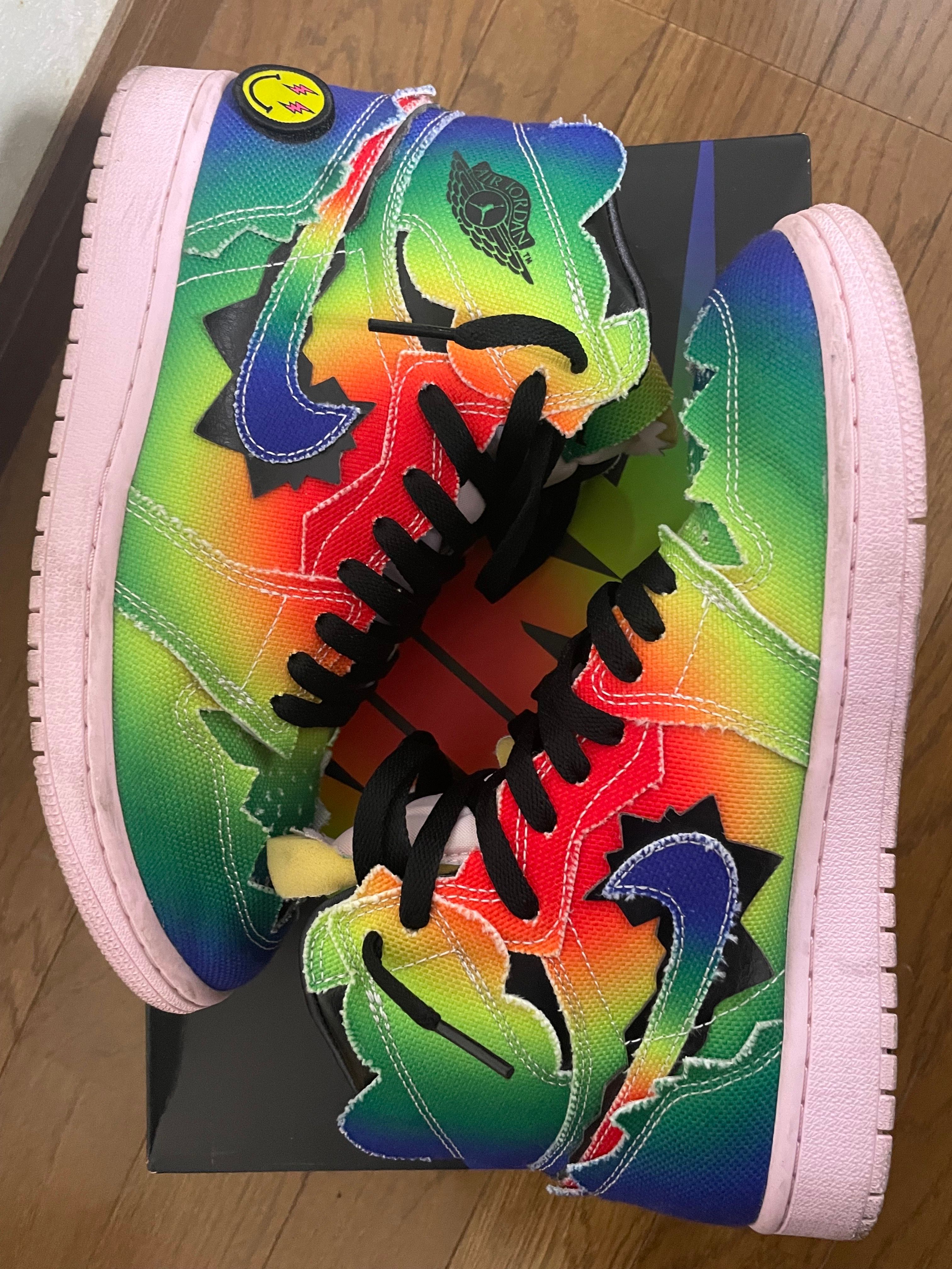 J Balvin × Nike Air Jordan 1 High OG "Rainbow"