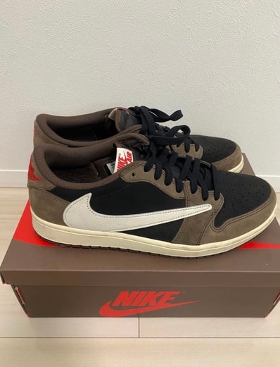 Travis Scott × Nike Air Jordan 1 Low OG SP-T "Black/Dark Mocha"