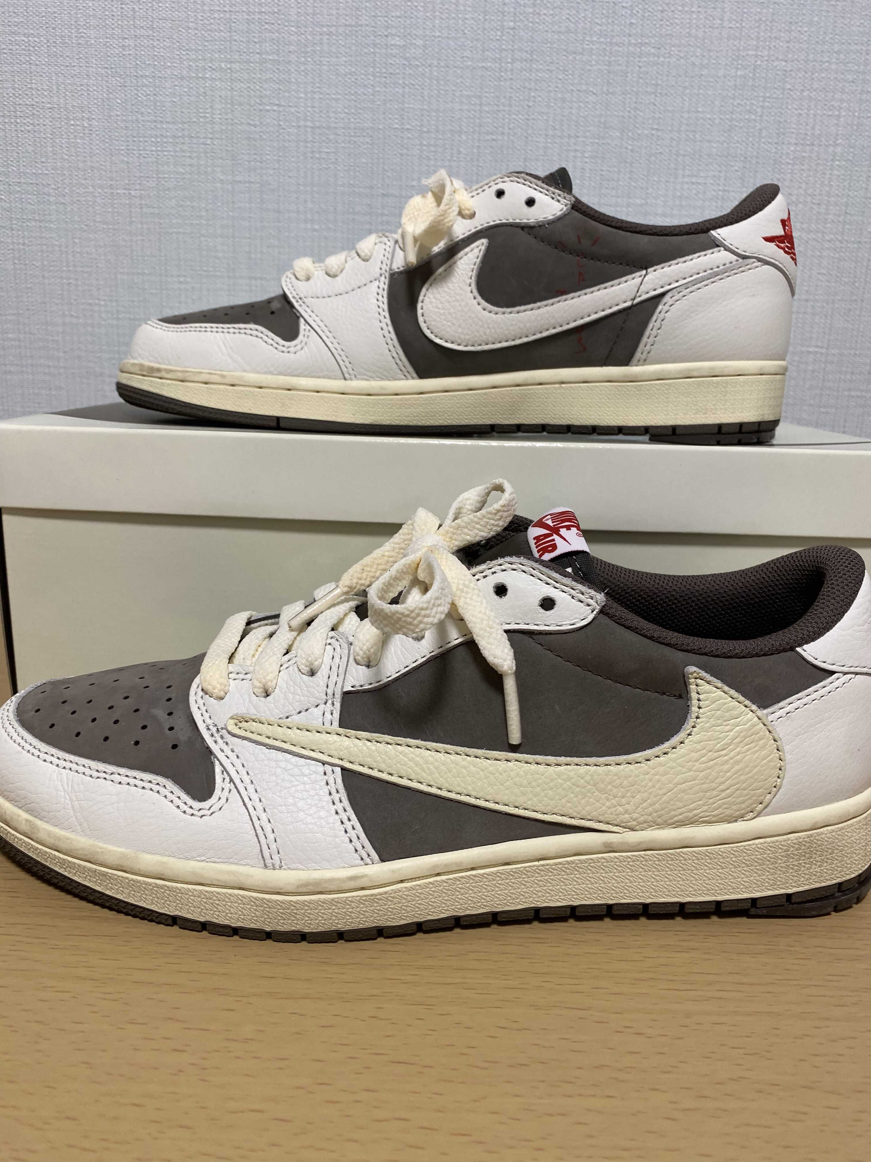 Travis Scott × Nike Air Jordan 1 Low OG SP "Reverse Mocha/Sail and Ridgerock"