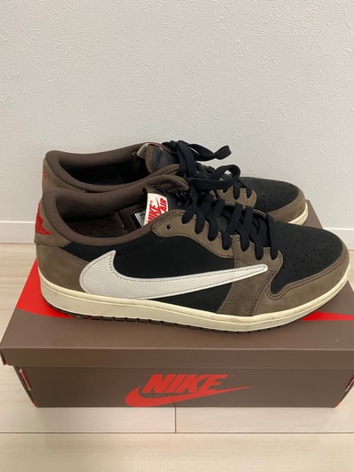 Travis Scott × Nike Air Jordan 1 Low OG SP-T "Black/Dark Mocha"