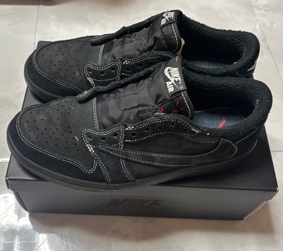 Travis Scott × Nike Air Jordan 1 Low OG SP "Black Phantom"