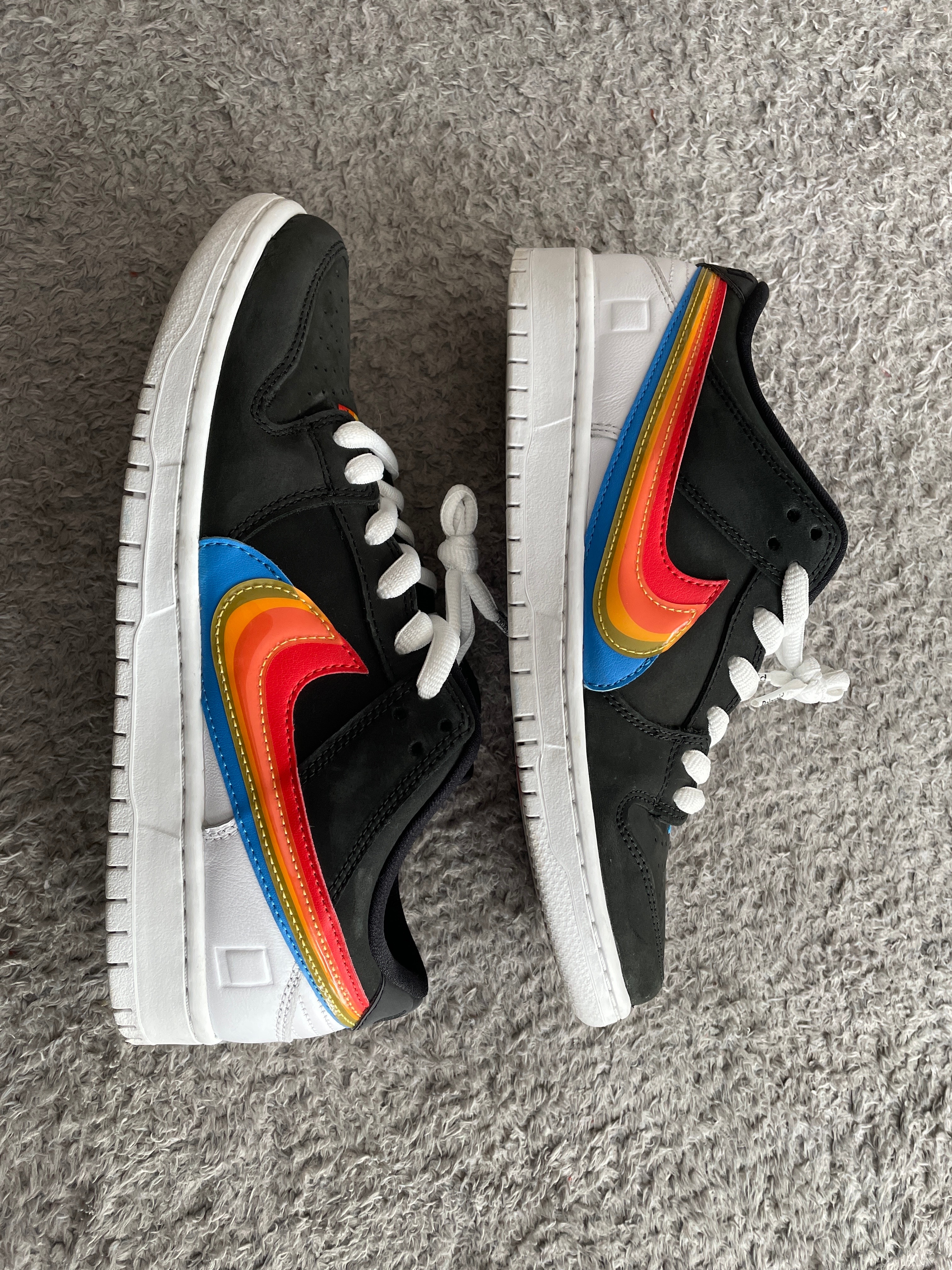 Polaroid × Nike SB Dunk Low Pro QS "Black/White"