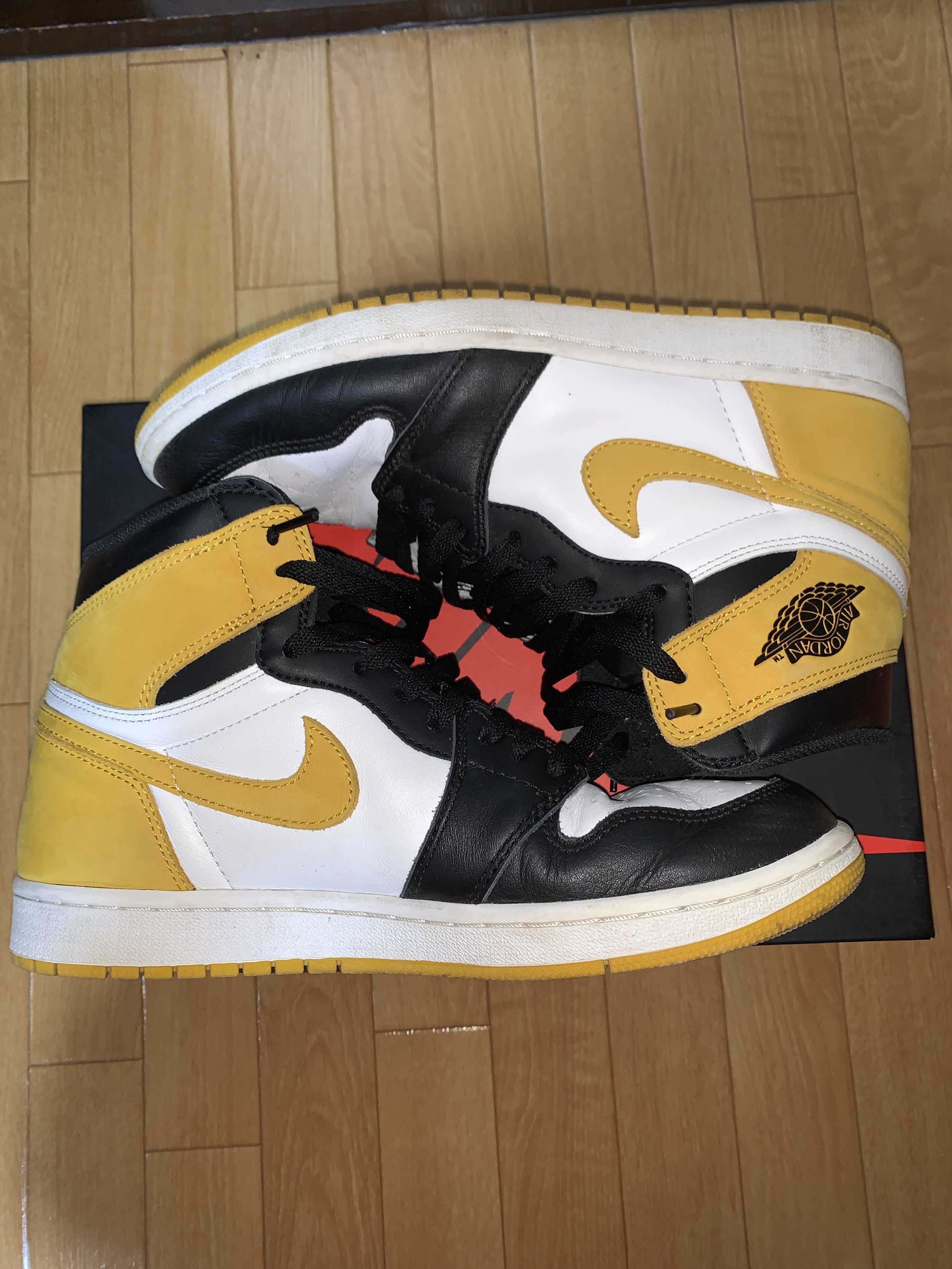 Nike Air Jordan 1 Retro High OG "Black Toe/Yellow Ochre"