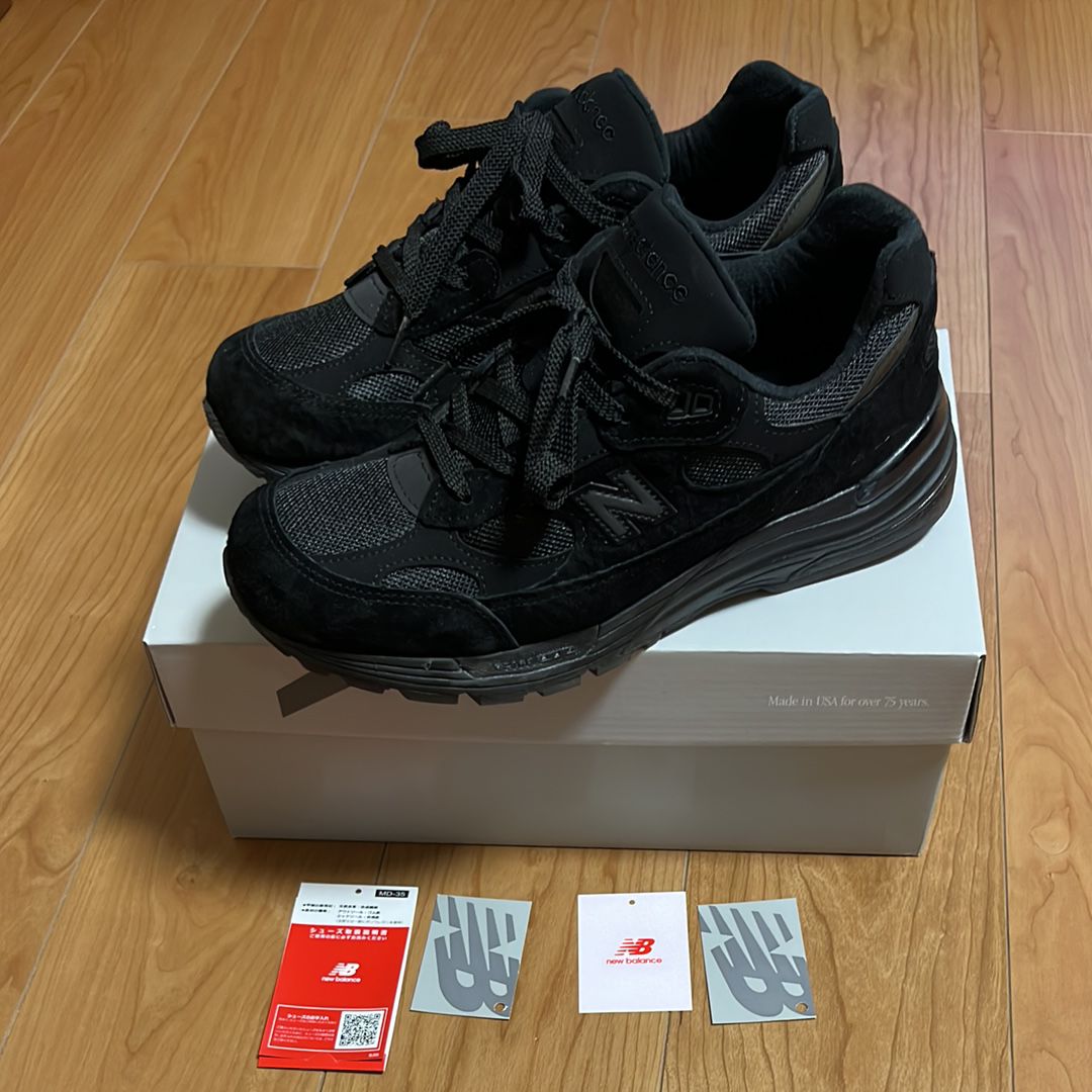 New Balance 992 "Triple Black" (2025)