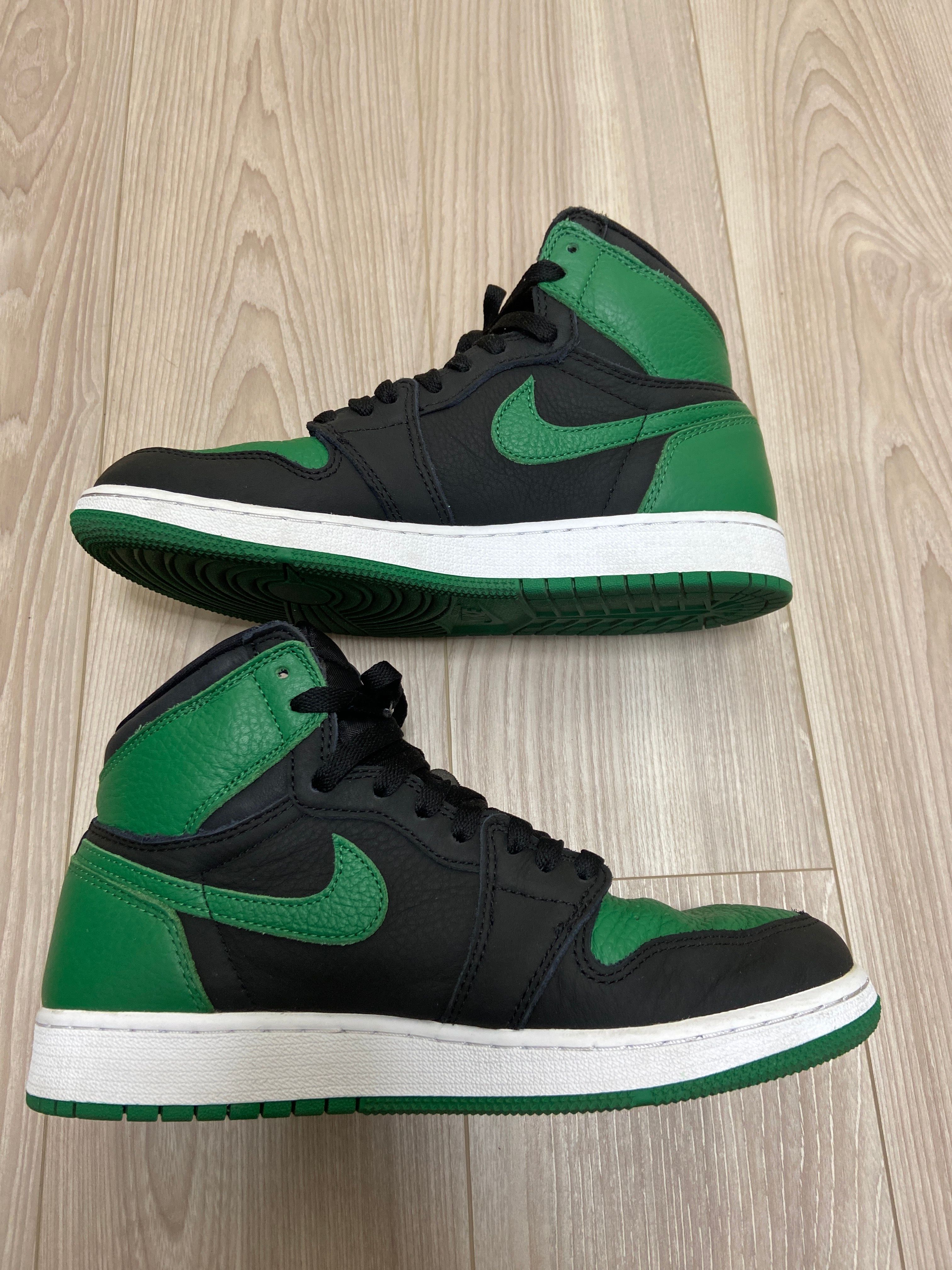 NIKE AIR JORDAN 1 RETRO HIGH OG GS "BLACK/PINE GREEN"
