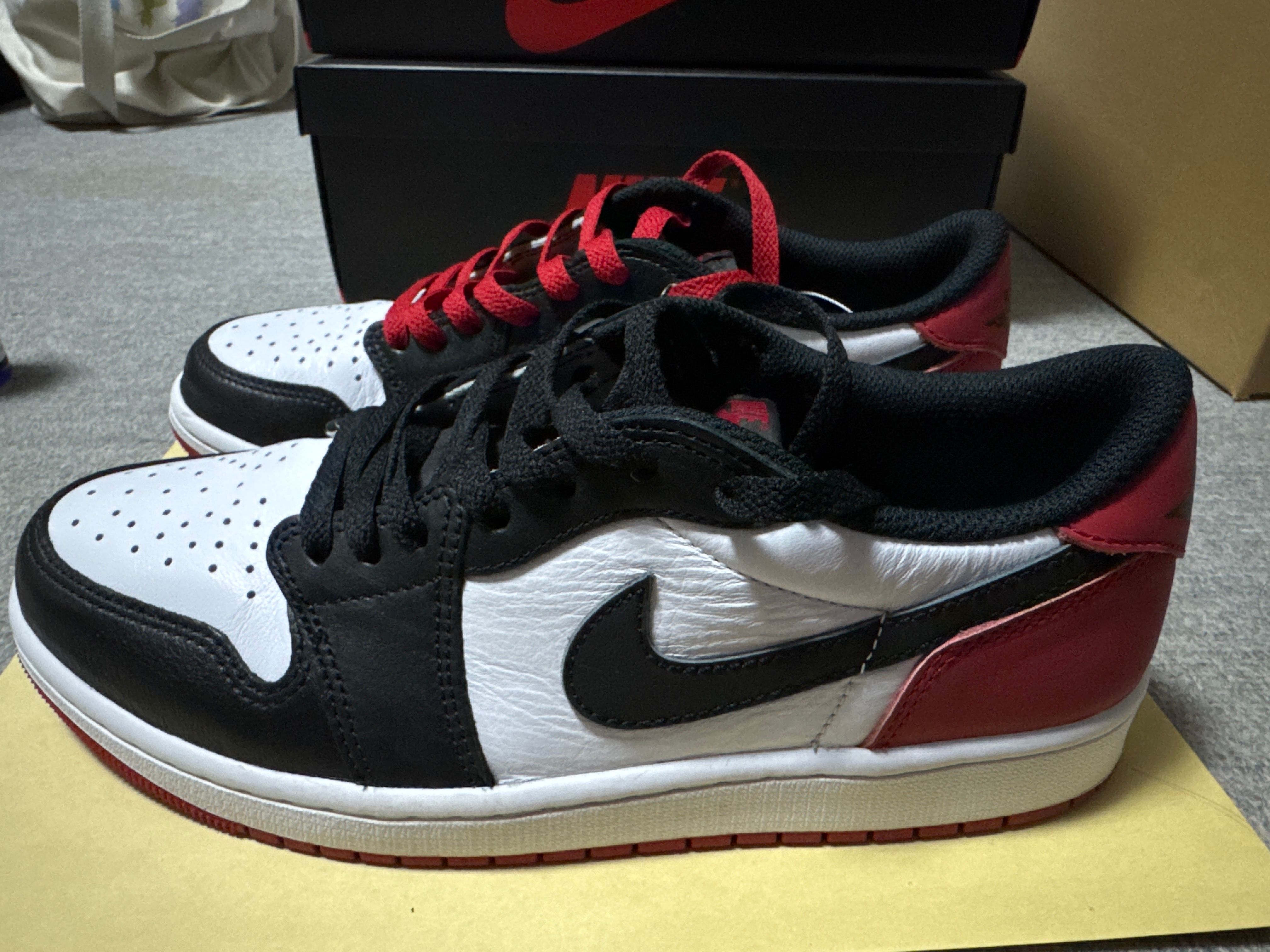 Nike Air Jordan 1 Retro Low OG "Black Toe"