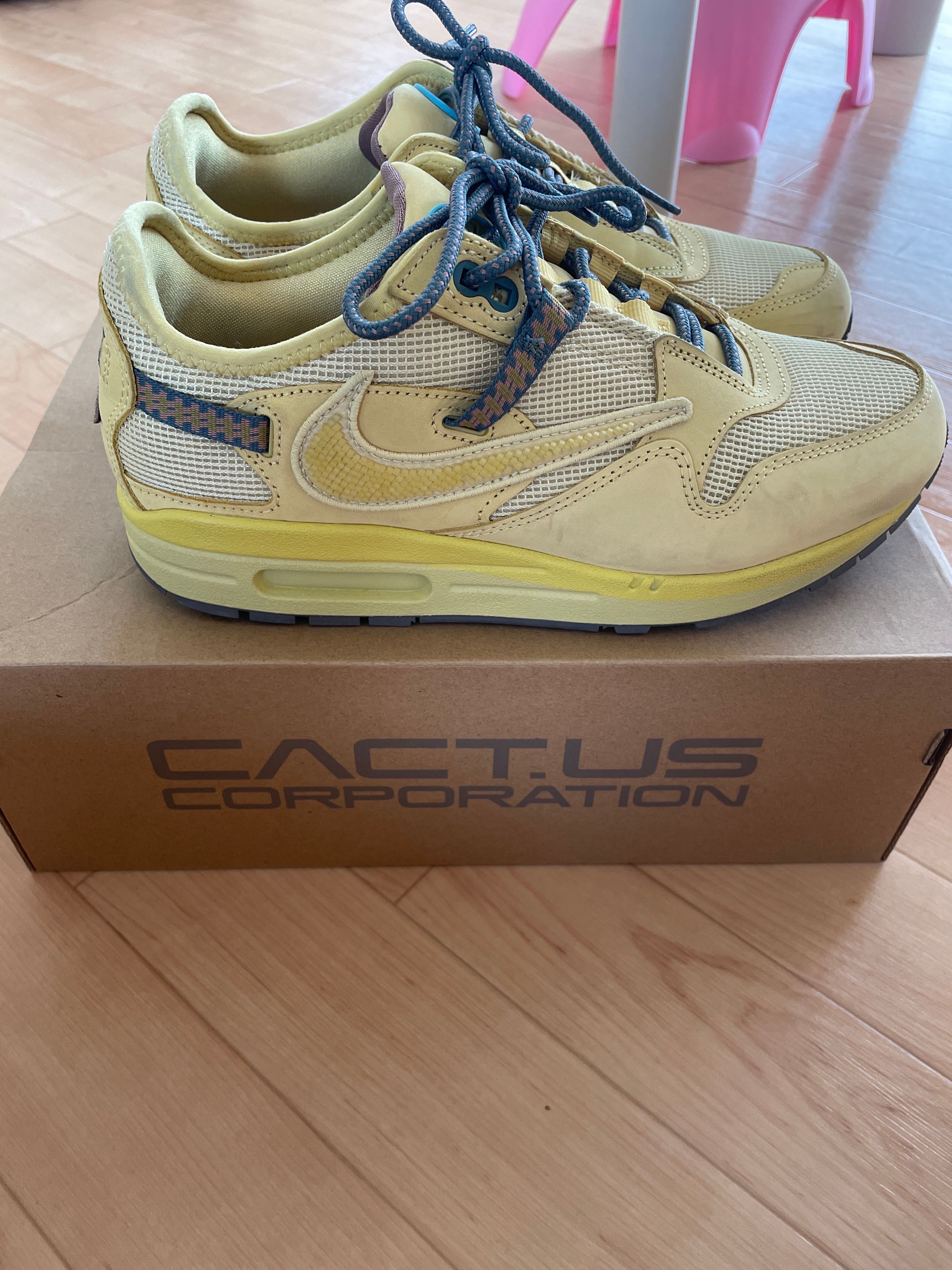 Travis Scott × Nike Air Max 1 "CACT.US Gold"