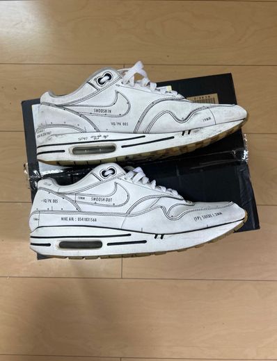 NIKE AIR MAX 1 "TINKER SCHEMATIC WHITE"