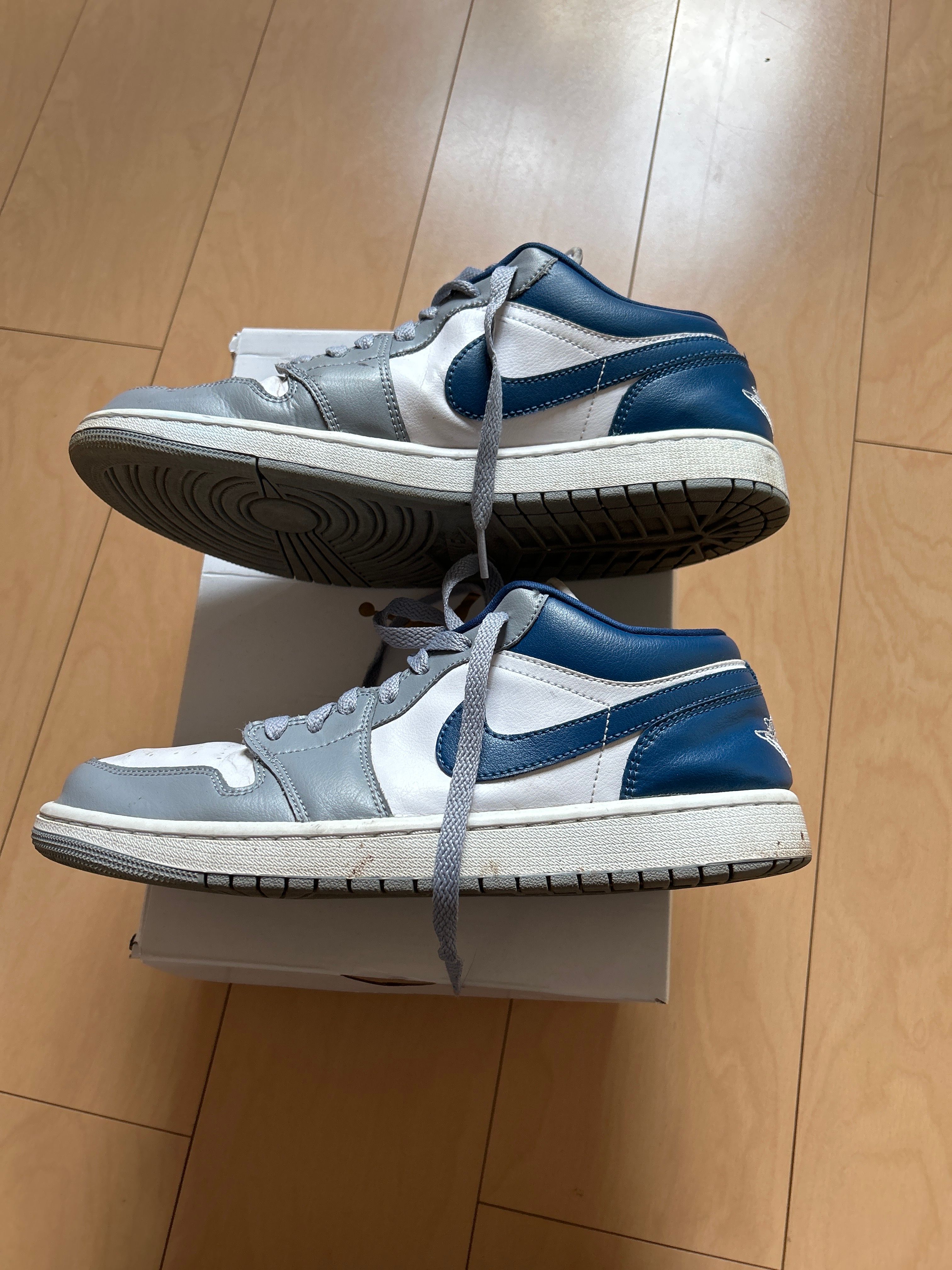 Nike Women's Air Jordan 1 Low "Grey and Blue"