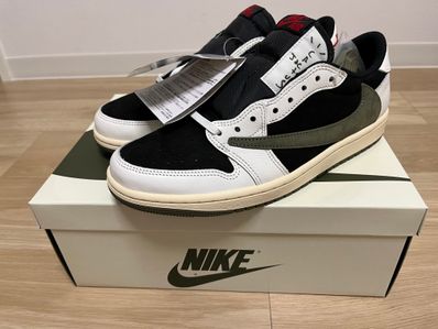 Travis Scott × Nike Women's Air Jordan 1 Low OG "Medium Olive"