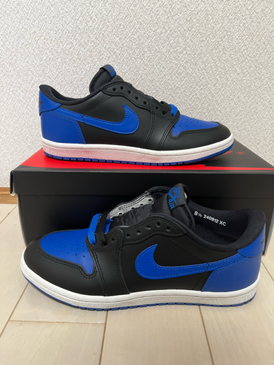 Nike Air Jordan 1 Low '85 "Black and Royal Blue"