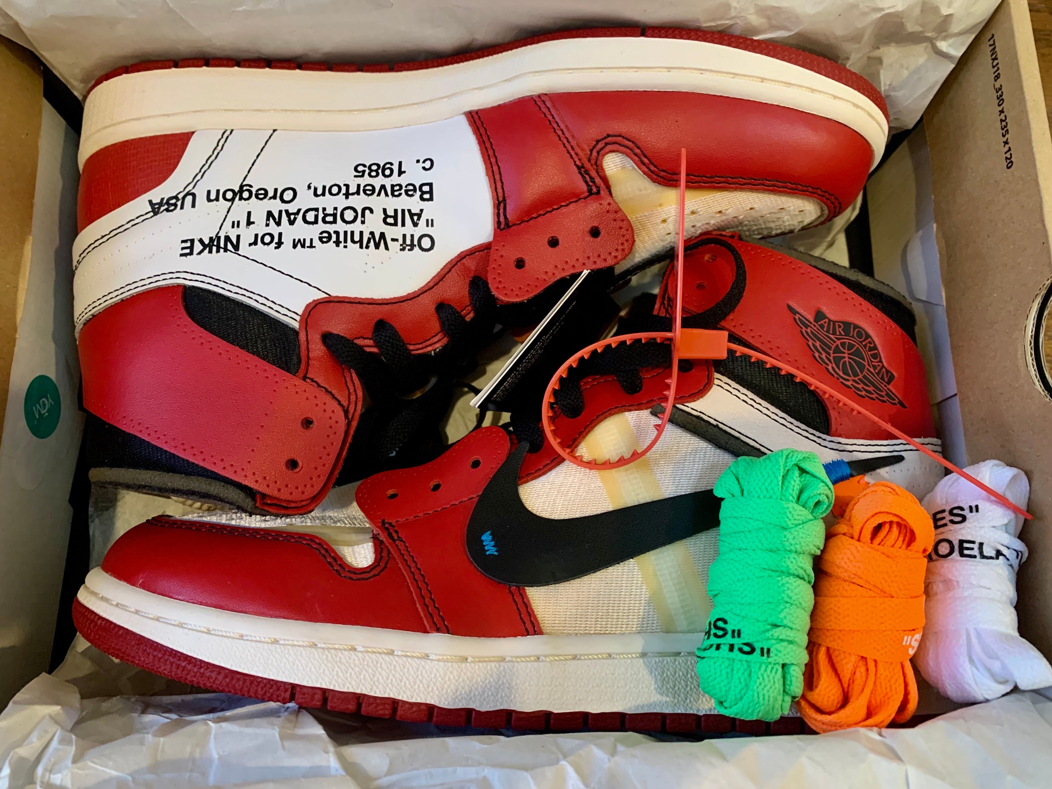 Off-White × Nike Air Jordan 1 Retro High The Ten "Chicago"