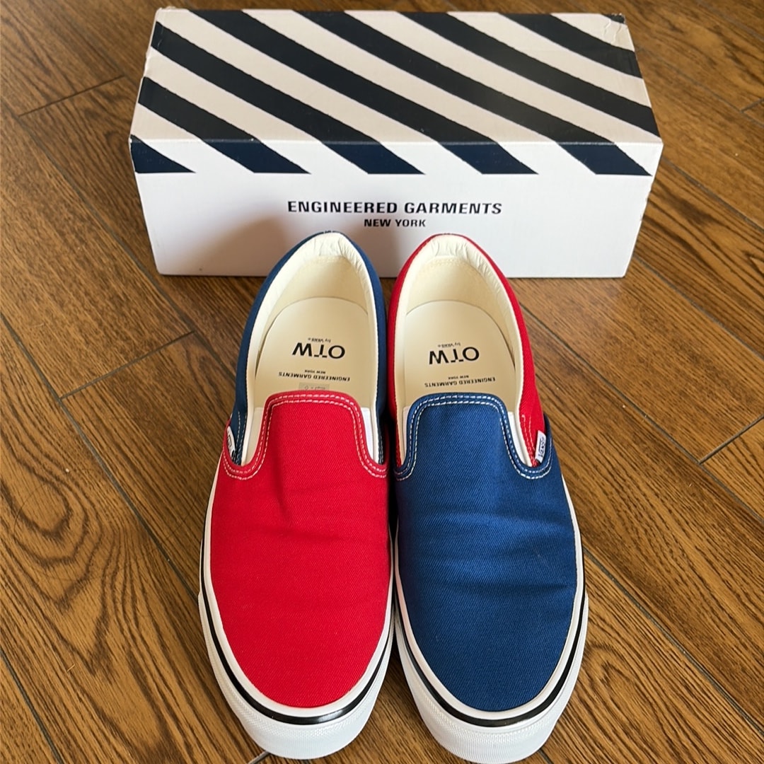 Engineered Garments × OTW by Vans Classic Slip-On 98 "Red/Navy"