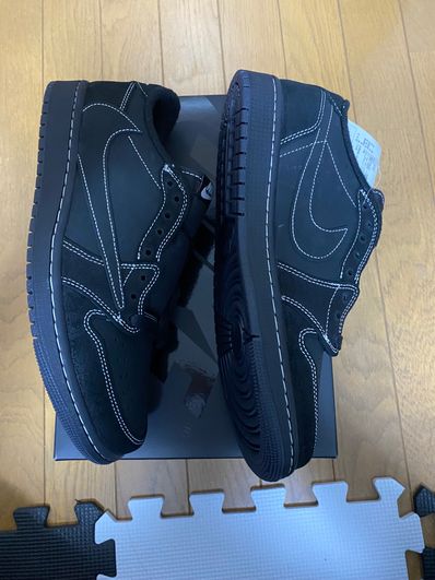 Travis Scott × Nike Air Jordan 1 Low OG SP "Black Phantom"