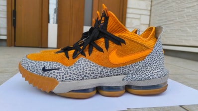 atmos × Nike LeBron 16 Low "Safari" (CD9471-800/CI3358-800)