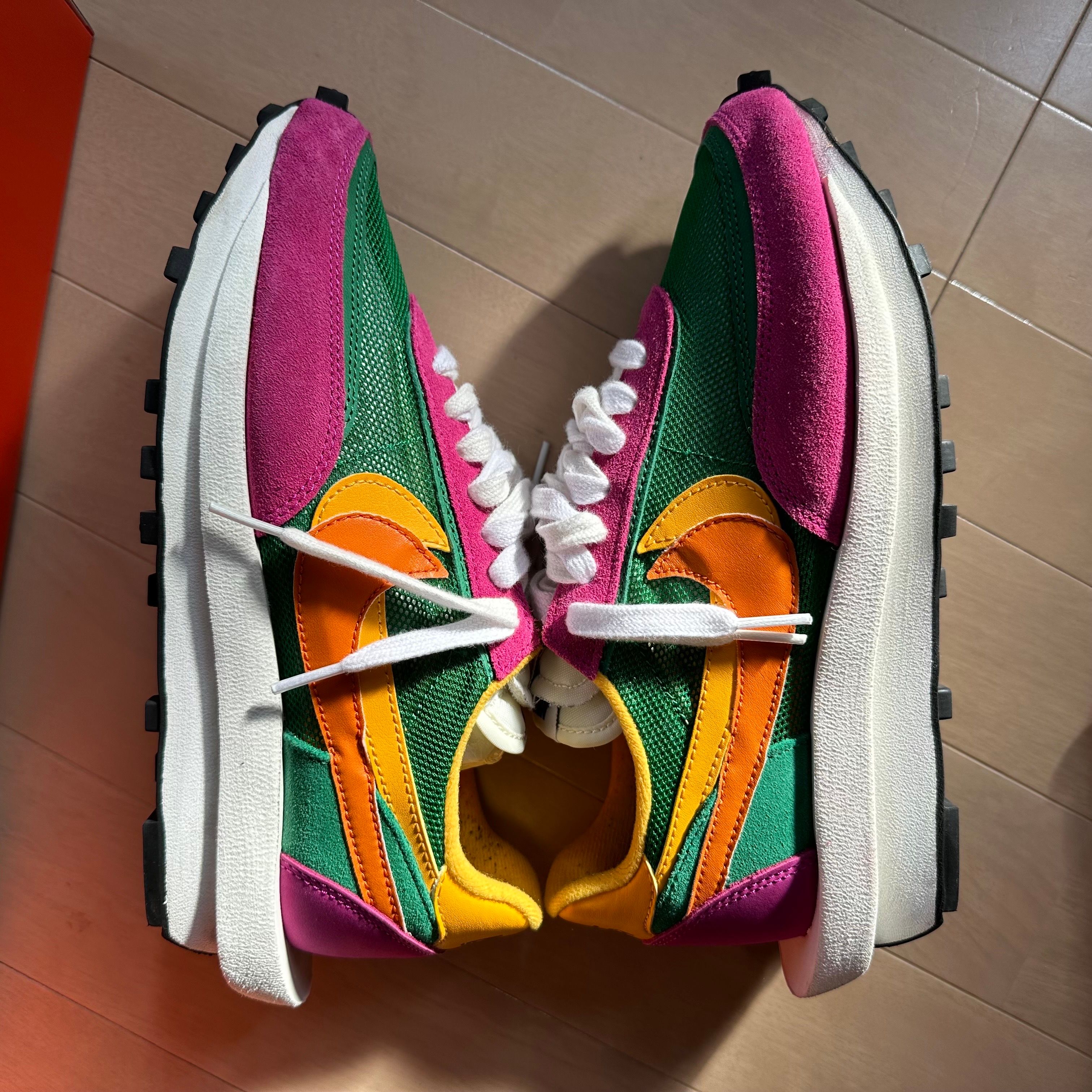 sacai × NIKE LDV WAFFLE "PINE GREEN"