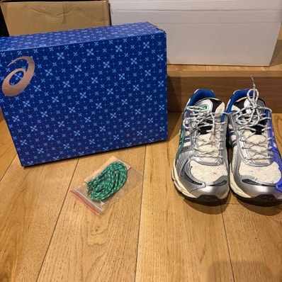 Carnival × Asics Gel-Kayano 12.1 "Cream/Green Basil"
