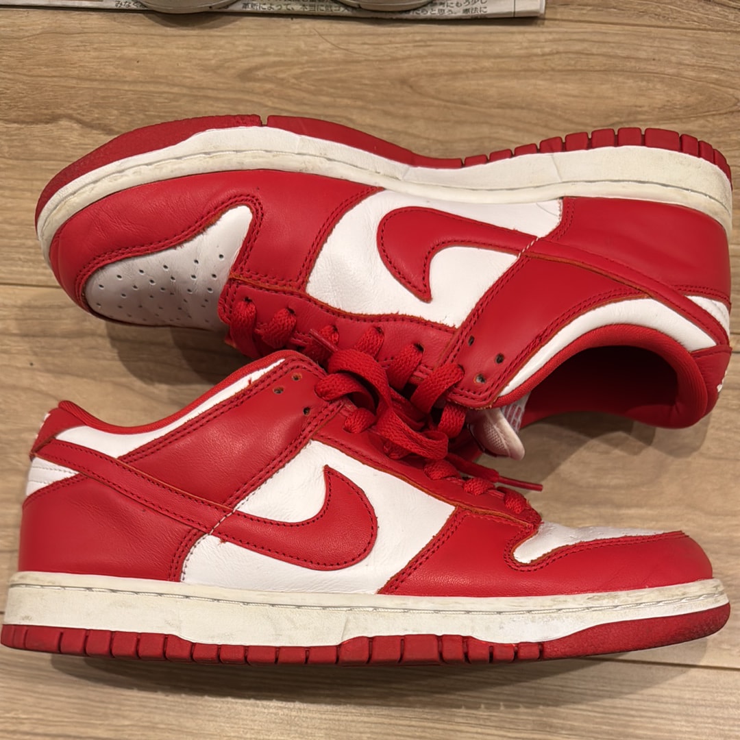 Nike Dunk Low SP "White and University Red"