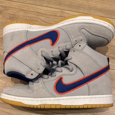 Nike SB Dunk High "Rush Blue and Team Orange/New York Mets"