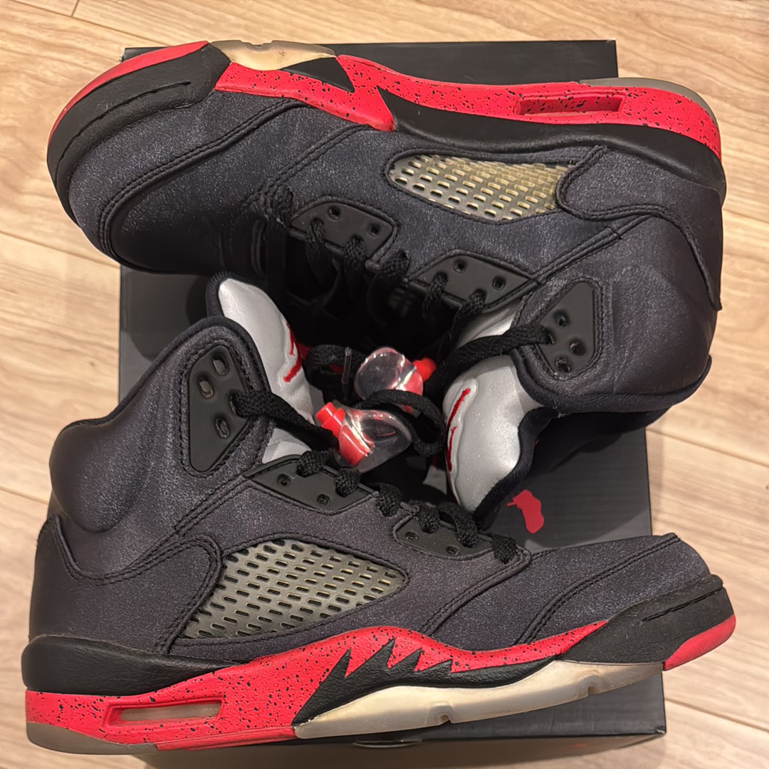 Air Jordan 5 Satin "Bred"