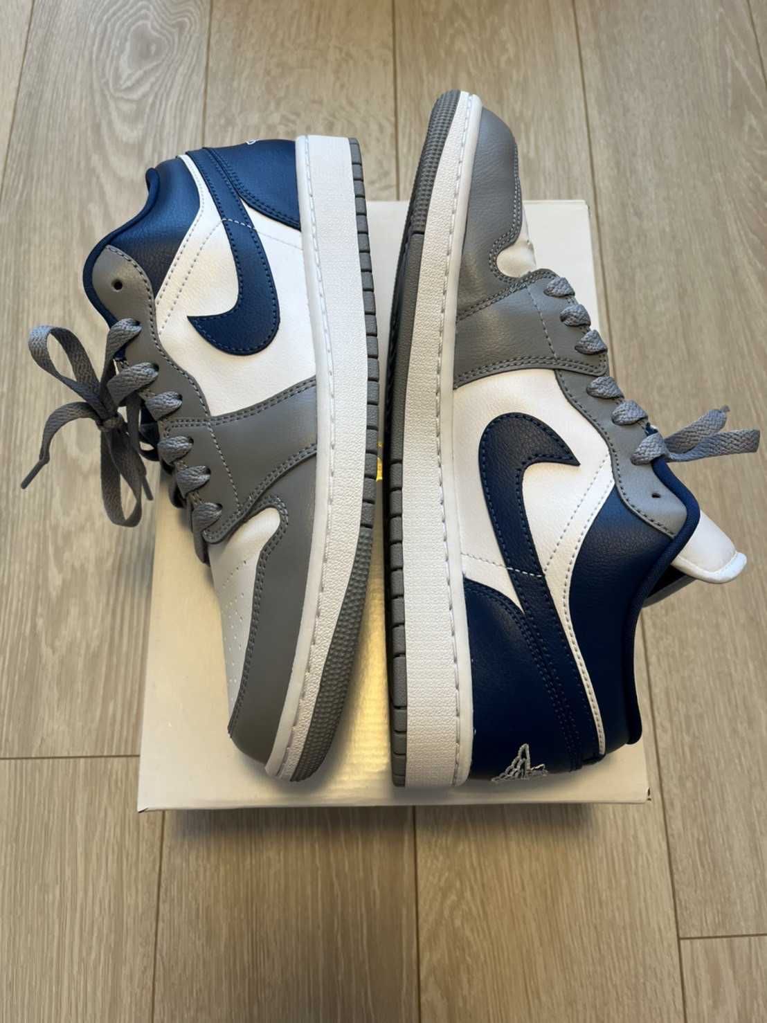 Nike Women's Air Jordan 1 Low "Grey and Blue"