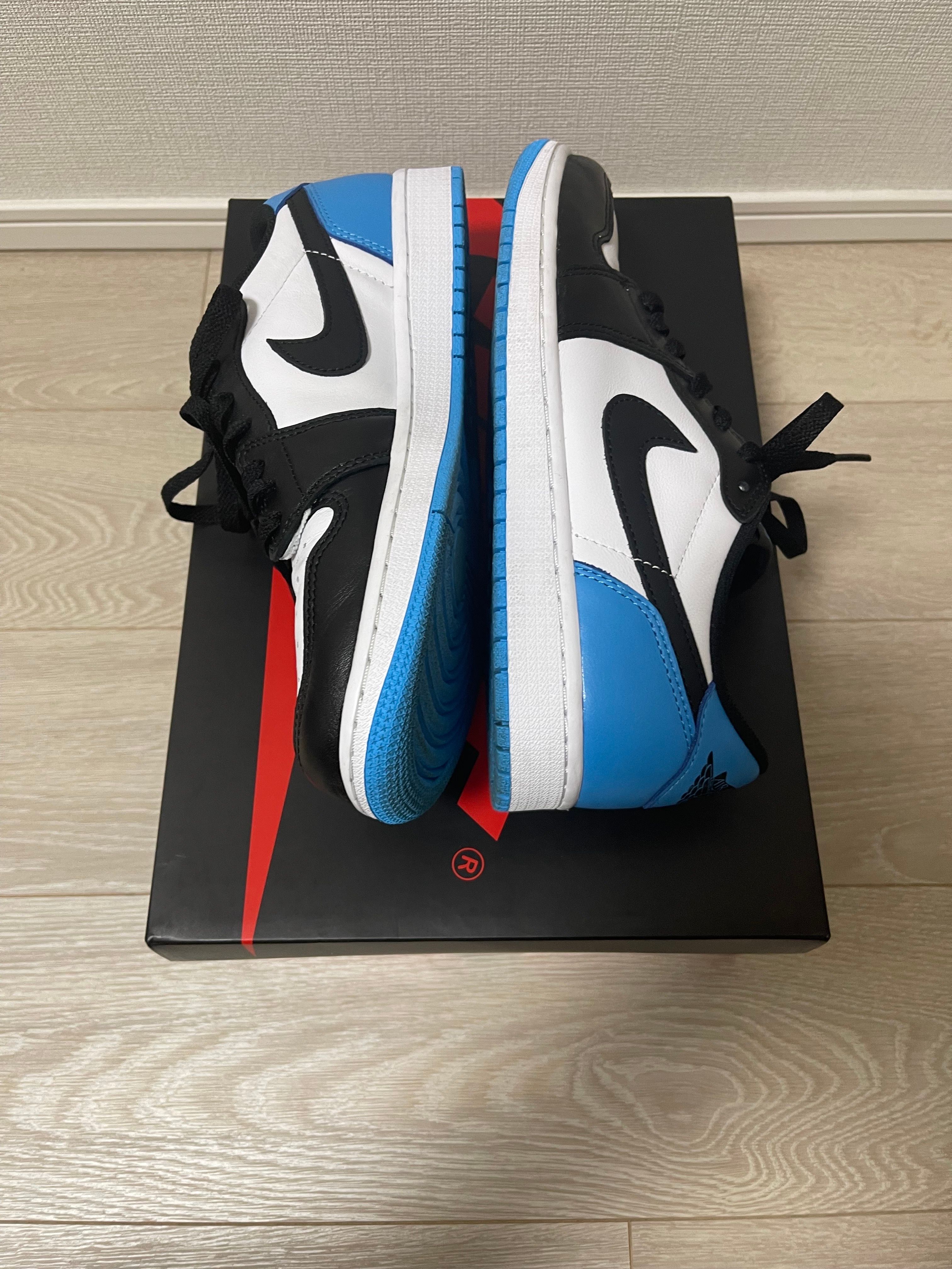 Nike Air Jordan 1 Low OG "Black and Dark Powder Blue/UNC"
