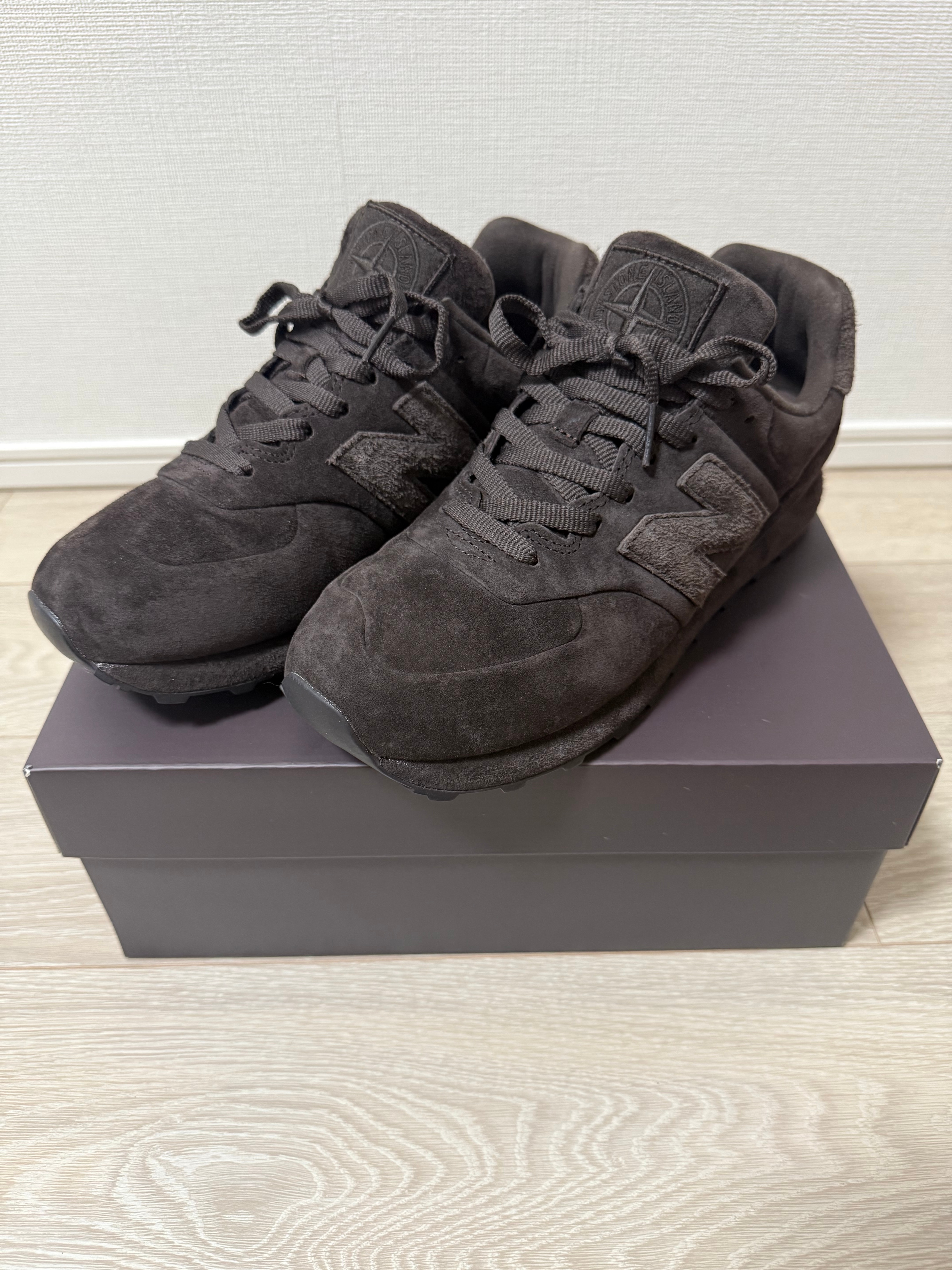 Stone Island × New Balance 574 Legacy Ghost "Dark Brown"