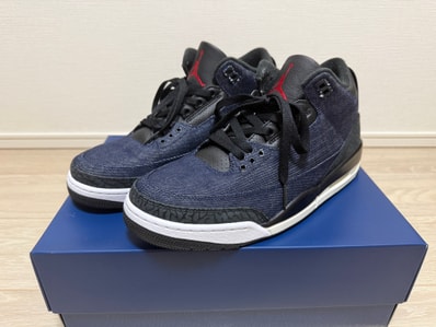 Levi’s × Nike Air Jordan 3 Retro SP "Indigo and Gym Red" (LEVI'S Tab)