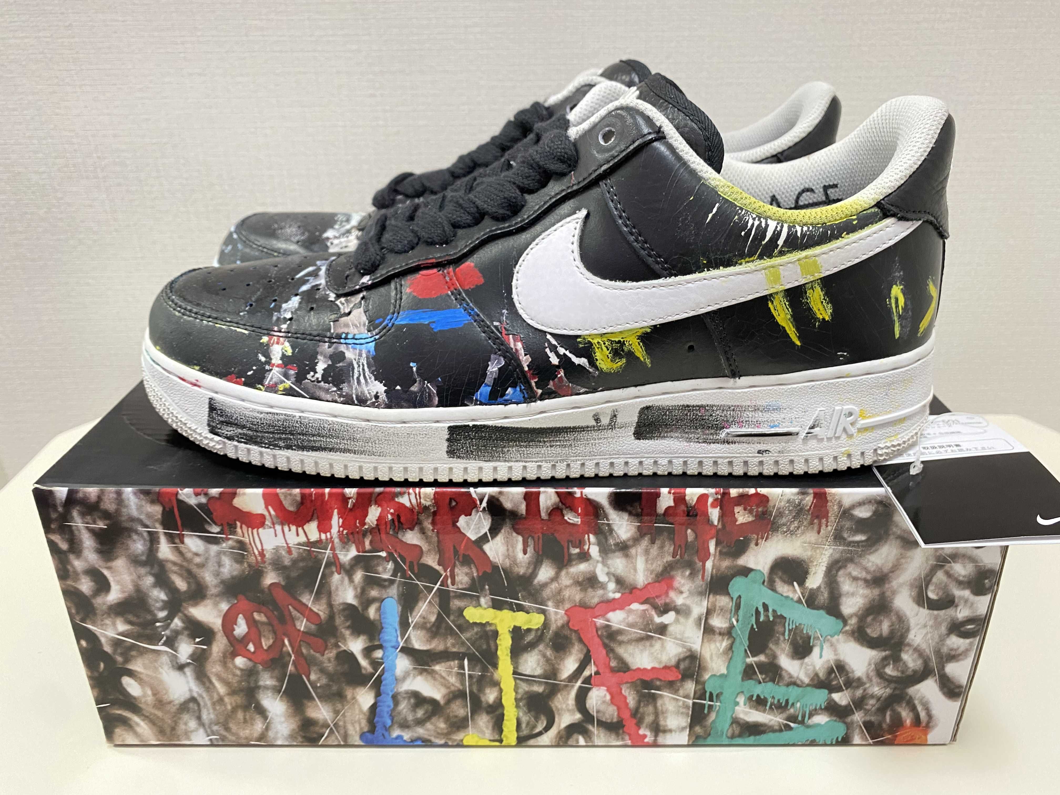 PEACEMINUSONE × Nike Air Force 1 Low Para Noise "Black" / G-DRAGON