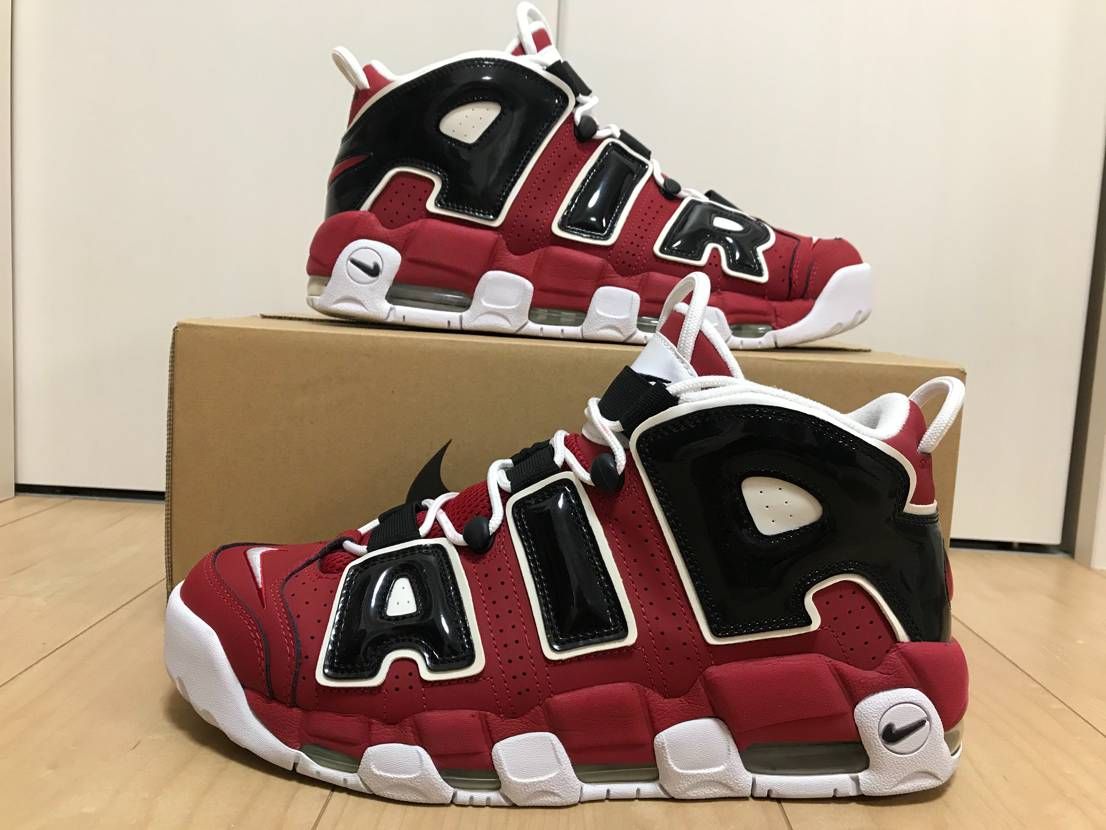 NIKE AIR MORE UPTEMPO ’96 "VARSITY RED/WHITE/BLACK"(2017)