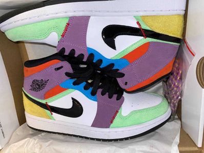 Nike Women's Air Jordan 1 Mid "Multi Color"