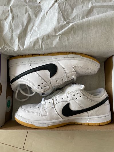 Nike SB Dunk Low Pro "White/Black-White-Gum Light Brown"