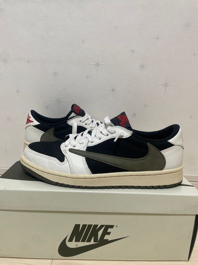 Travis Scott × Nike Women's Air Jordan 1 Low OG "Medium Olive"