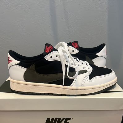 Travis Scott × Nike Women's Air Jordan 1 Low OG "Medium Olive"