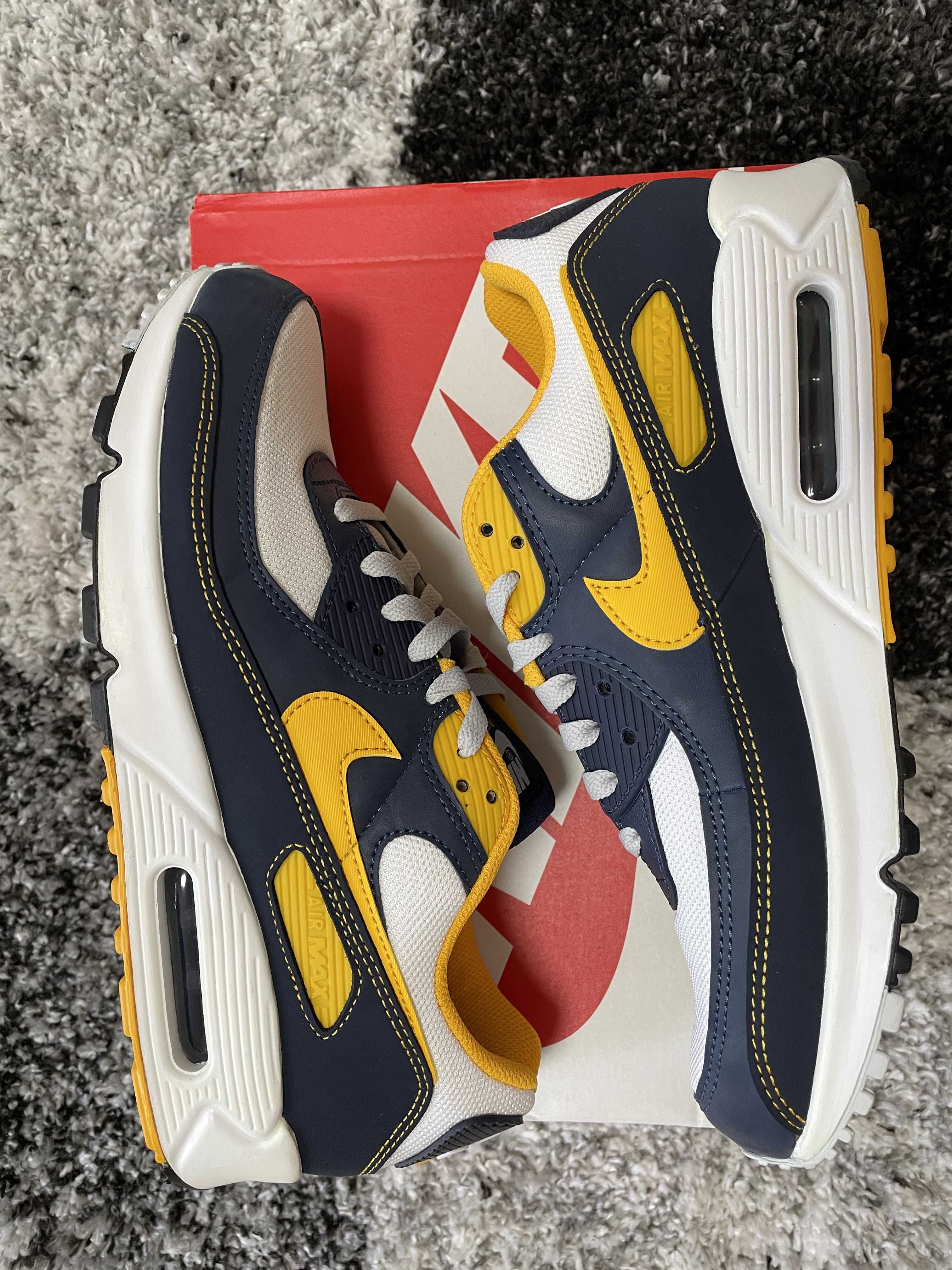 NIKE AIR MAX 90 "NAVY/GOLD"
