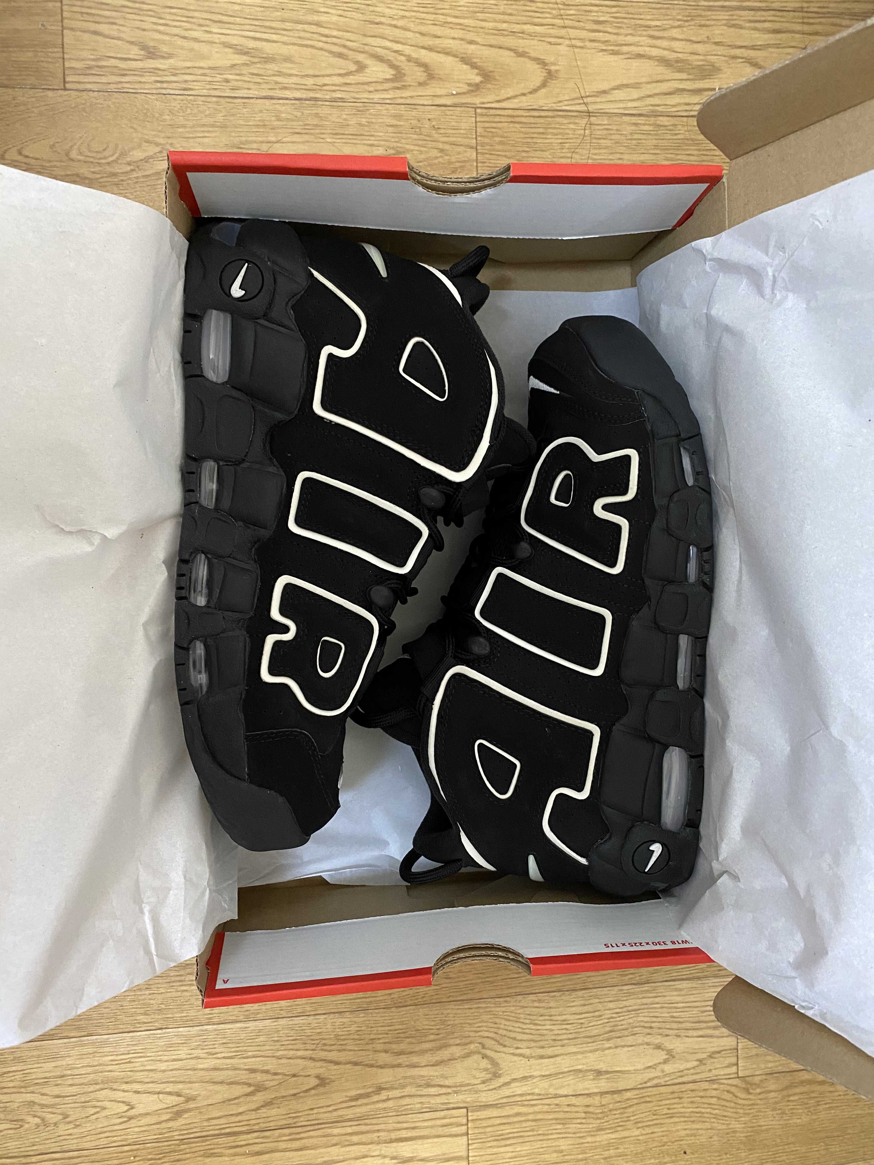 Nike Air More Uptempo "Black/White"(2020)