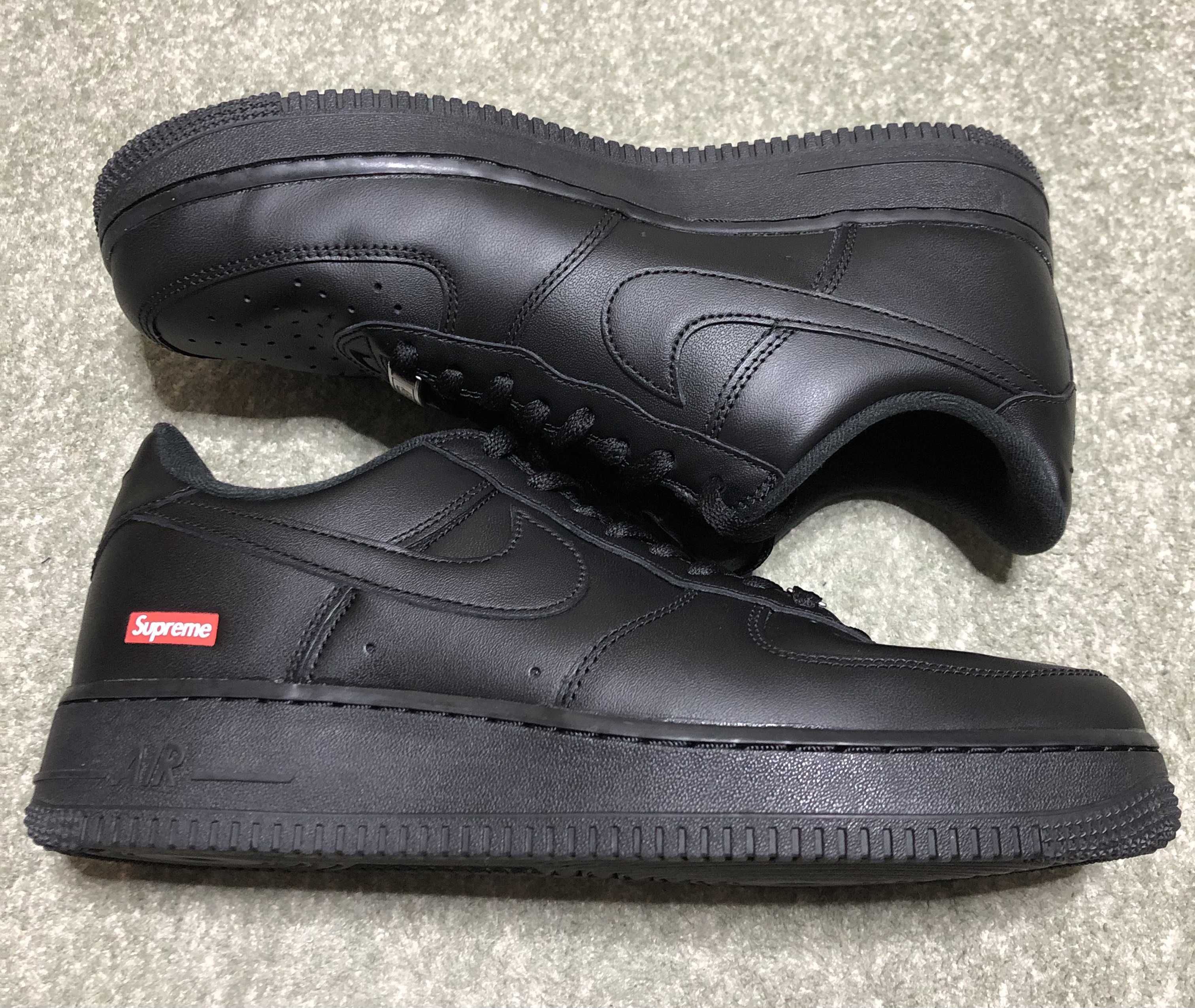 Supreme × Nike Air Force 1 Low "Black"