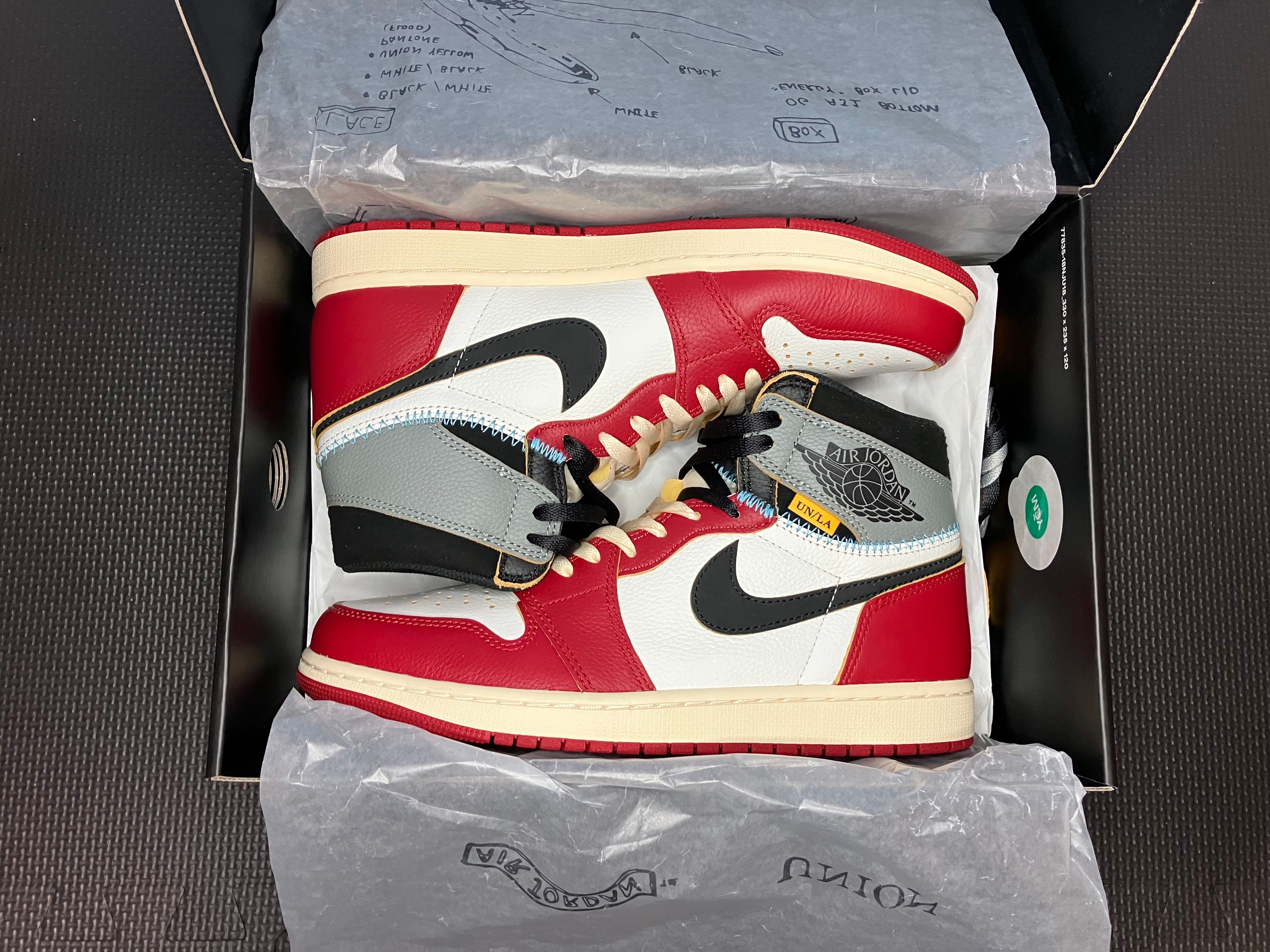 UNION × Nike Air Jordan 1 Retro High OG "Chicago/Shadow"