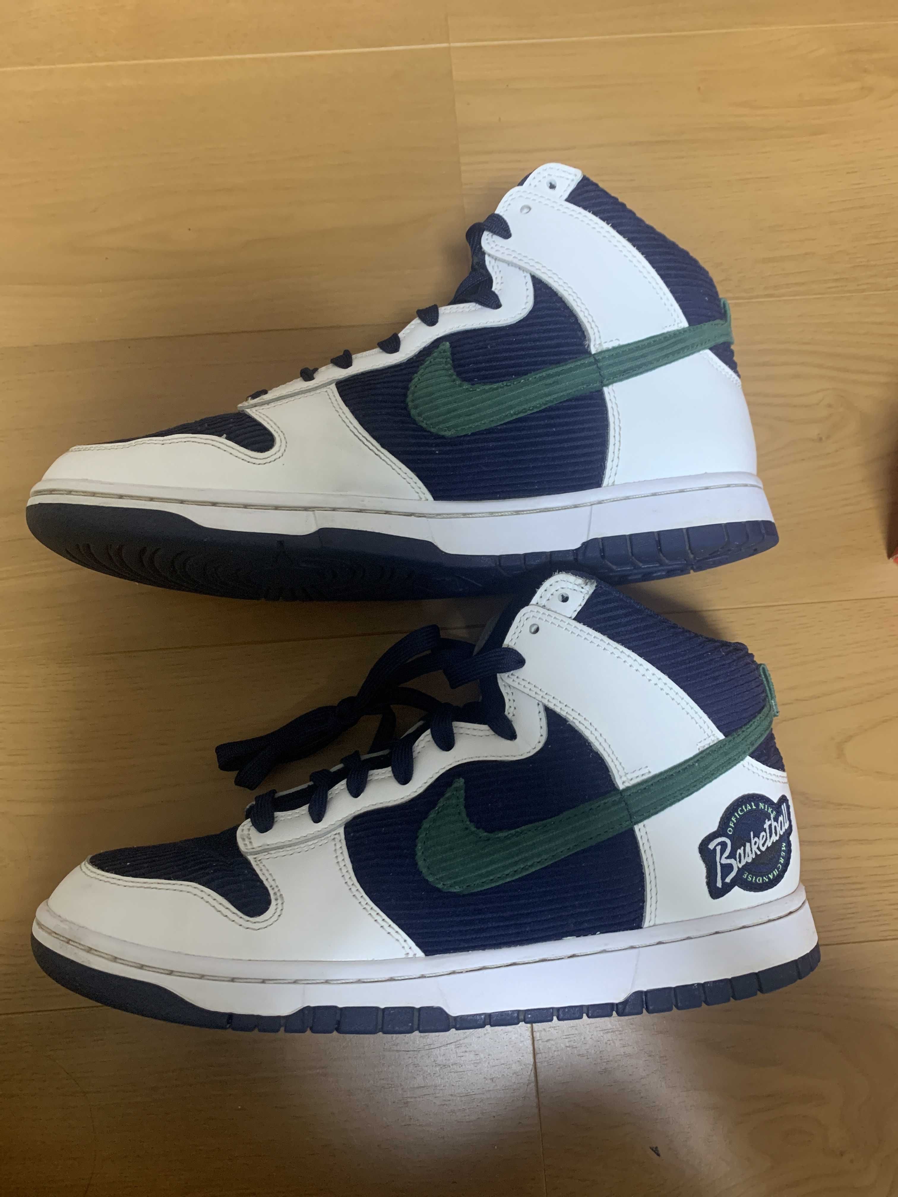 Nike Dunk High EMB "College Navy"