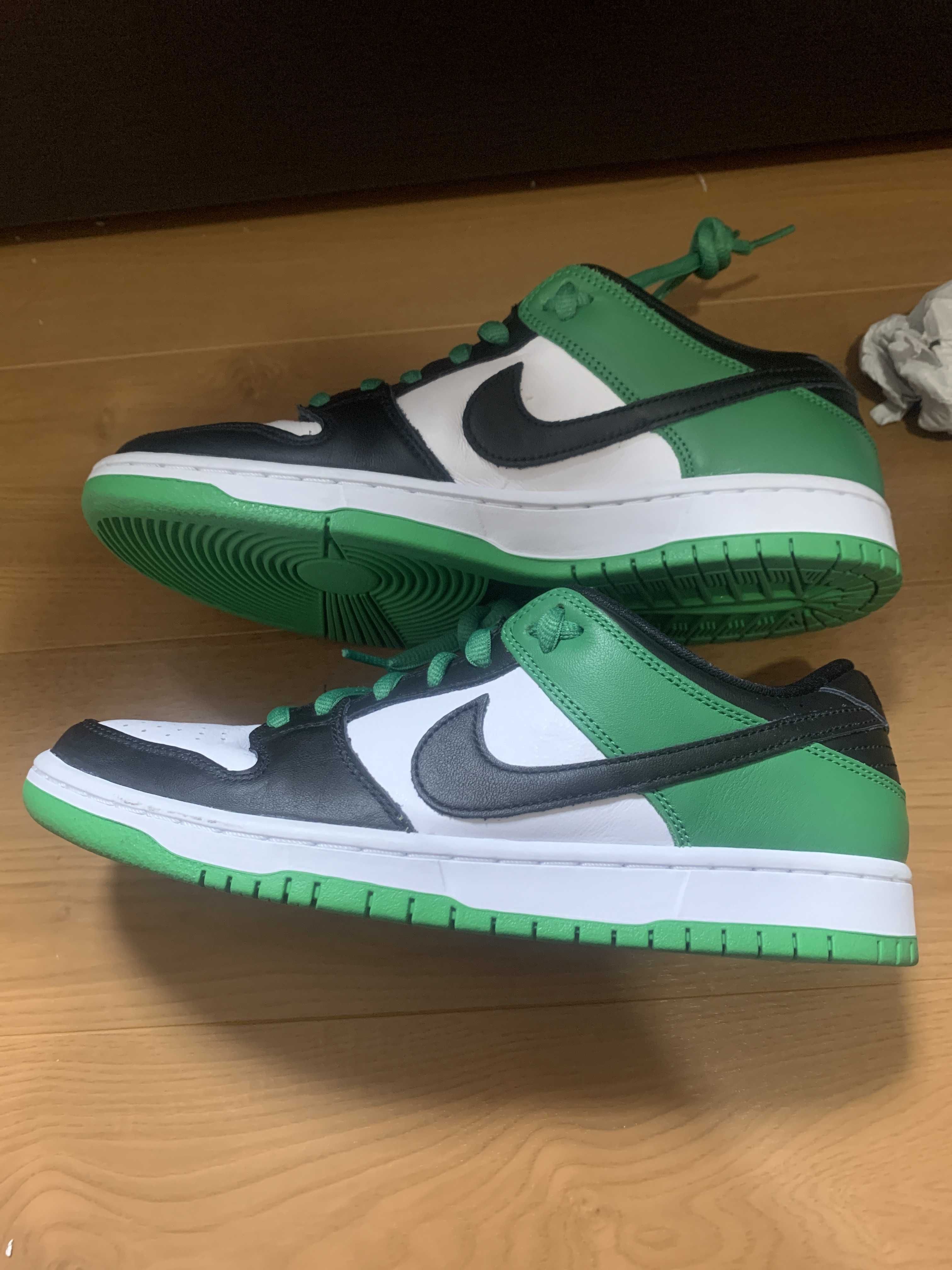 Nike SB Dunk Low Pro "Black and Classic Green"