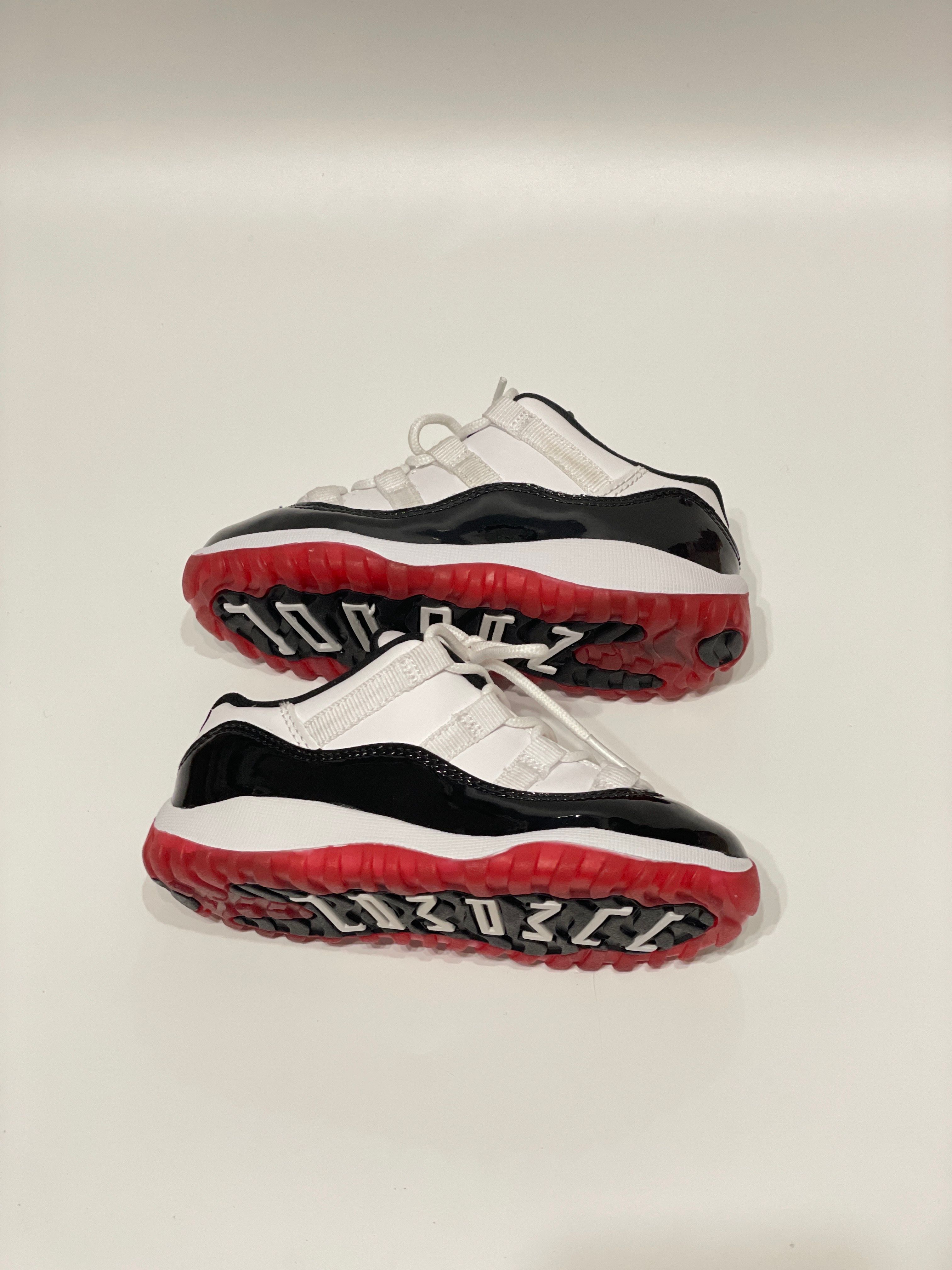 Nike TD Air Jordan 11 Low "Gym Red"