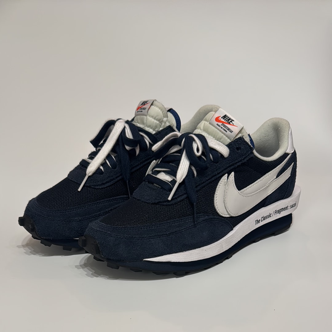 Fragment × sacai × Nike LD Waffle "Blackended Blue"