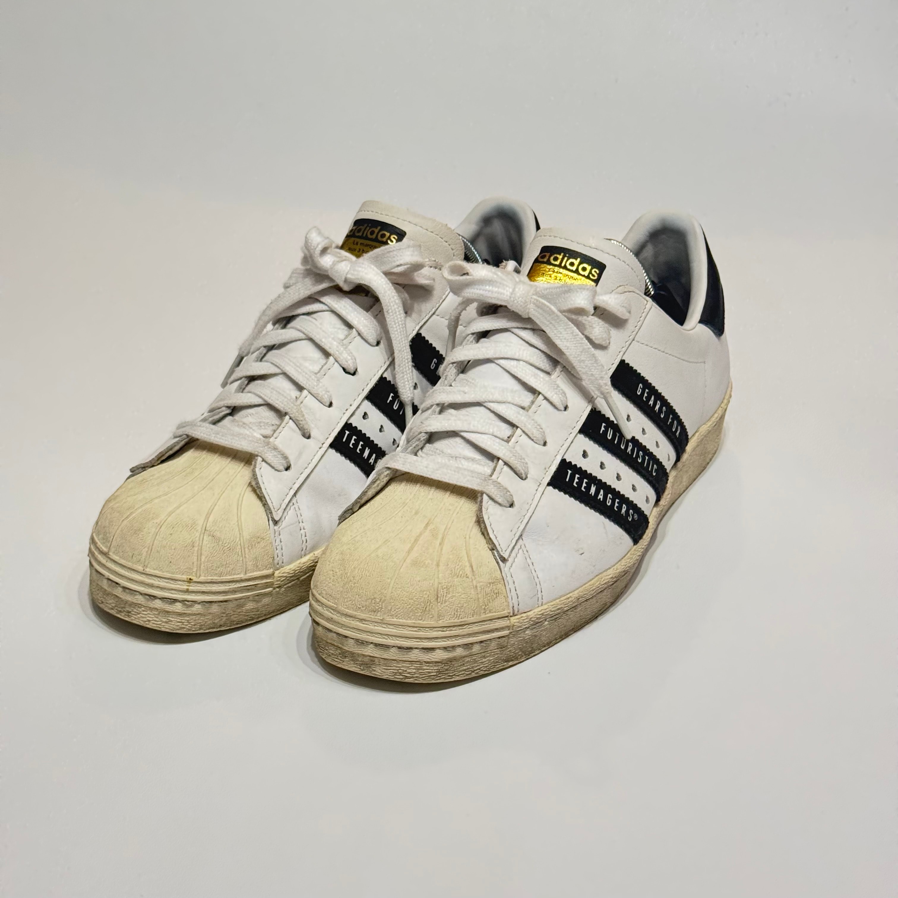 HUMAN MADE × adidas Superstar 80s "White/Black"