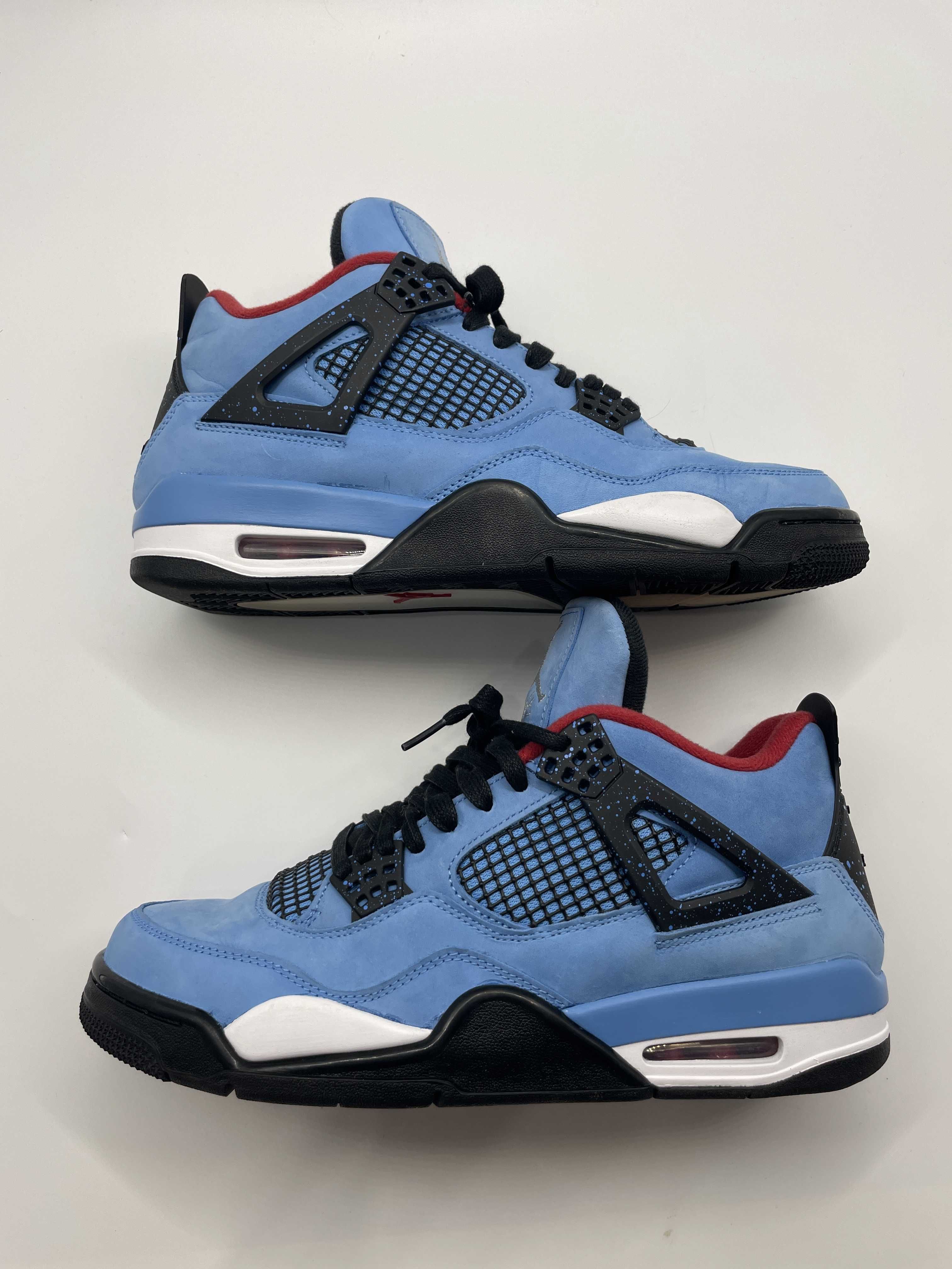 Travis Scott × Nike Air Jordan 4 Retro Cactus Jack "University Blue"